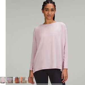 Lululemon light pink long sleeve